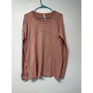 Lululemon Women’s Swiftly Tech Top Long Sleeve 2.0 Size Orange